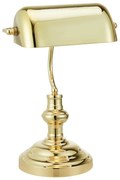 Markslöjd 108977 - Lampa stołowa BANKERS 1xE14/40W/230V złota