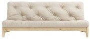 Sofa rozkładana Karup Design Fresh Natural Clear/Beige