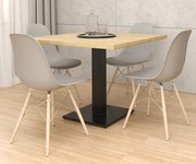 Kwadratowy stół + 4 krzesła do kuchni A5-A84