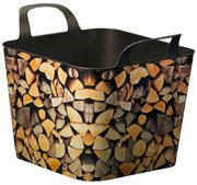 Uniwersalny kosz flexi Wood 36 l, 39 x 39 x 30 cm