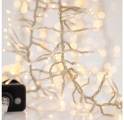 LED zewnętrzny łańcuch świąteczny CLUSTER 588xLED/8 funkcji 8,5 m IP44 ciepła biała