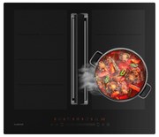 Klarstein Chef-Fusion 60cm 4 Strefy Gotowania Płyta Indukcyjna z Okapem Czarny