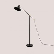 Lampa Stojąca Z Żelaza Francis Czarna - Sklum