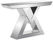 Konsola MDF z lustrem – kolor: srebrny - ISIDA marki Pascal Morabito