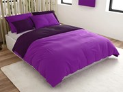 PrzytulneMieszkanie.pl PrzytulneMieszkanie.pl Bawełniana pościel VIOLETTA fioletowa Rozmiar pościeli: 70 x 90 cm | 140 x 200 cm