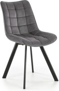 Krzesło jadalniane COMORO 1 szt. ciemnoszare