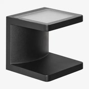 Zewnętrzna Lampa Ścienna Led Z Aluminium Z 2 Punktami Świetlnymi Virela Czarna - Sklum