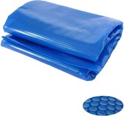 Pokrywa basenu,  owalna 7,31x3,65 m niebieska