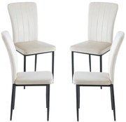 Zestaw 4 Krzese Bioba