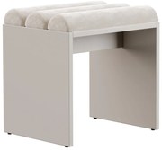 Kaszmirowy taboret tapicerowany welurem P1-A43