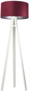 Lampa stojąca HOME 50 bordowa/srebrna/biała BPS KONCEPT