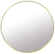 Metalowe złote lustro 70 cm R8-H07