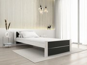 Łóżko IKAROS DOUBLE 90 x 200 cm, antracyt/biały Stelaż: Bez stelaża, Materac: Bez materaca