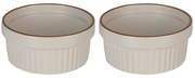Naczynia do zapiekania w piekarniku, porcelanowe, 2 sztuki, 290 ml