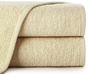 Ręcznik bawełniany 50x90 gładki Classic jednokolorowy beżowy