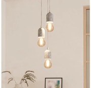 Eglo 95523 - Żyrandol SILVARES 3xE27/60W/230V