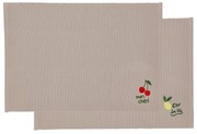 Bawełniane maty stołowe zestaw 2 szt. 33x48 cm Bistro – Södahl