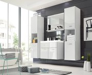 MINIO go for it, Meble łazienkowe MONTANA XL w kolorze biały/biały połysk