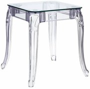 Transparentny stół kwadratowy L7-H32