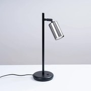 Lampa biurkowa WINX czarna/chrom SOLLUX  LIGHTING