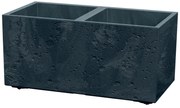 Donica Sierra Case Beton Effect 77 x 38 x 37cm antracyt PROSPERPLAST