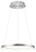 Design hanglamp aluminium incl. LED dimbaar easylift - HoopDesignerski Oswietlenie wewnetrzne