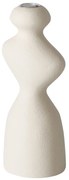 Świecznik ceramiczny o nieregularnym kształcie  MORANA, 22 cm