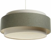 Lampa wisząca ERUTAN DUDU RATTAN kremowa/zielona