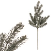 Sztuczna gałąź świerkowa zielona, 25 x 60 cm