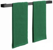 Czarny metalowy wieszak łazienkowy 60 cm Z1-L31
