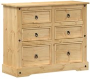 Drewniana komoda z 6 szufladami S7-Z91