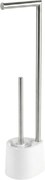 Stojak na papier toaletowy i szczotkę do WC STILK, 63 cm