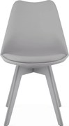 Krzesło MARK - szare / nogi szare