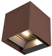 LED Kinkiet solarny z czujnikiem LED/9W/3,7V IP65 4000K 2600 mAh brązowy