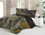 Pościel satynowa Kvalitex Luxury collection Paproć, 220 x 200 cm, 2x 70 x 90 cm, 220 x 200 cm, 2 szt. 70 x 90 cm