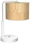 Lampa gabinetowa z korkowym kloszem - N54 H6-M14