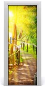 Naklejka fototapeta na drzwi Ścieżka w lesie