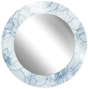 Modernistyczne lustro w dekoracyjne ramie S4-D06