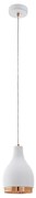Eglo 96871 - Lampa wisząca COCNO 1xE27/60W/230V biały