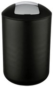 Kosz na śmieci BRASIL BLACK - 6,5 l, WENKO