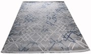 Dywan akrylowy 3 D Experience szaro-niebieski 80 cm x 150 cm