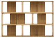 Modułowy system półek w dekorze dębu 6 szt. 168x114 cm Litto – Kave Home