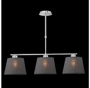 LUXERA 18067 – Lampa wisząca COMBO 3xE27/60W szary