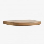 Wiszący Stolik Nocny 45x25 Cm Z Drewna Mango Agathe Naturalna - Sklum