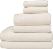 Zestaw promocyjny ręczników MICRO COTTON, 6 szt Śmietankowy