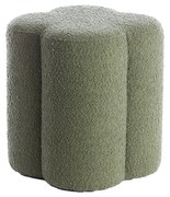 Zielony puf z materiału bouclé Nalani – Light & Living