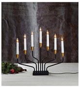 Czarna świąteczna dekoracja świetlna Brosa – Markslöjd