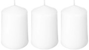 Świeca walec, 3 sztuki, Ø 5 x 7,5 cm