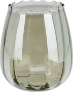 Świecznik na świeczkę tea light, 10x9 cm, zielony