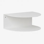 Taifa Wisząca Szafka Nocna Ze Stali Nierdzewnej Biała - Sklum